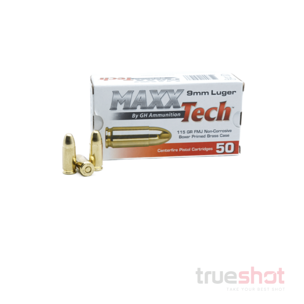 Maxxtech – 9mm – 115 Grain – FMJ